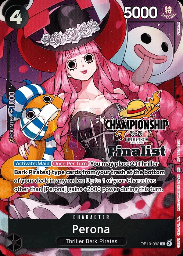 Perona (OP10-092_p2) Alt Art One Piece card