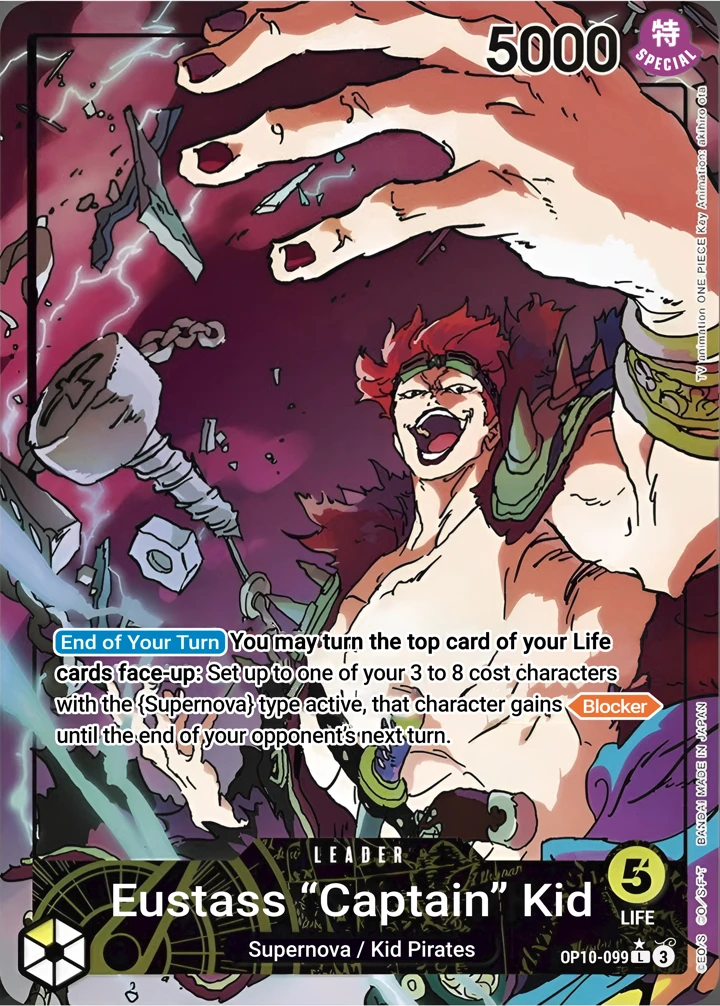 Eustass"Captain"Kid (OP10-099_p1) Alt Art One Piece card