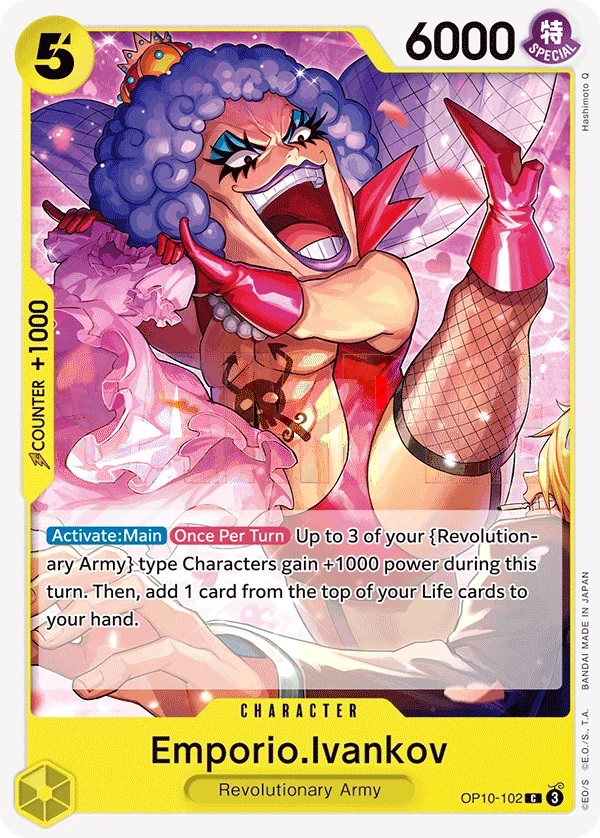 Emporio.Ivankov (OP10-102) One Piece card