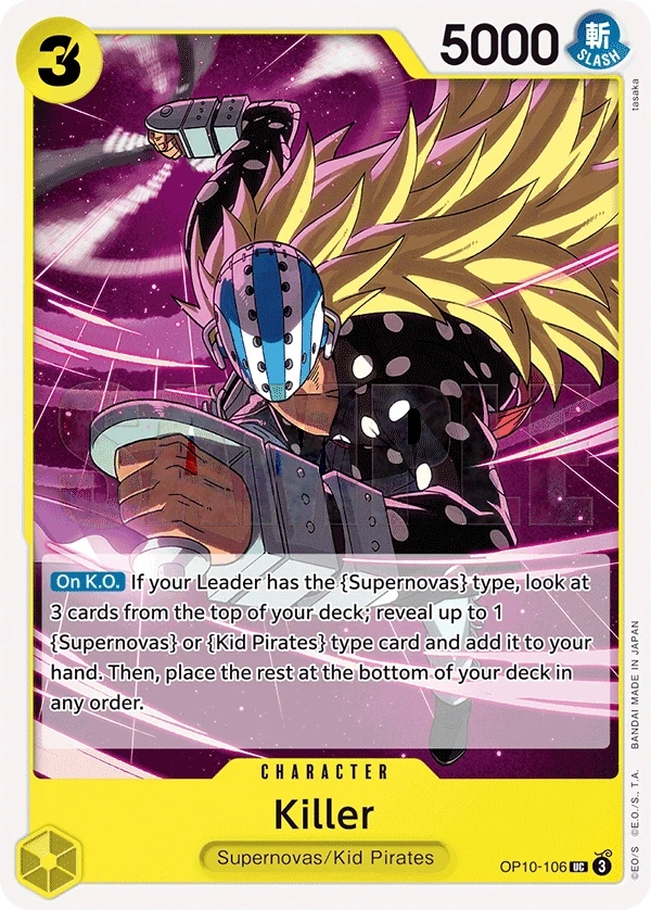Killer (OP10-106) One Piece card