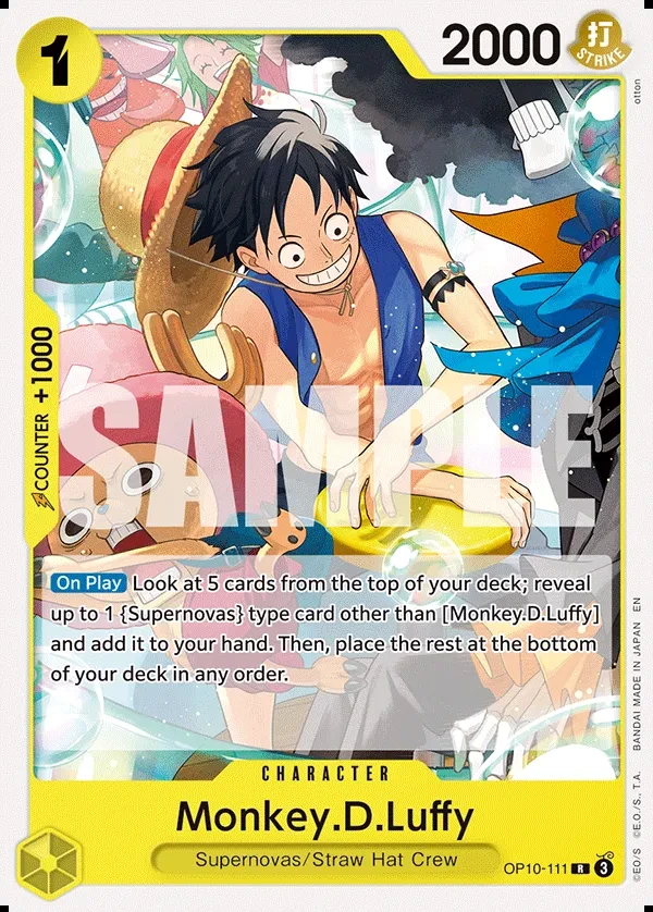 Monkey.D.Luffy (OP10-111_r1) Reprint One Piece card