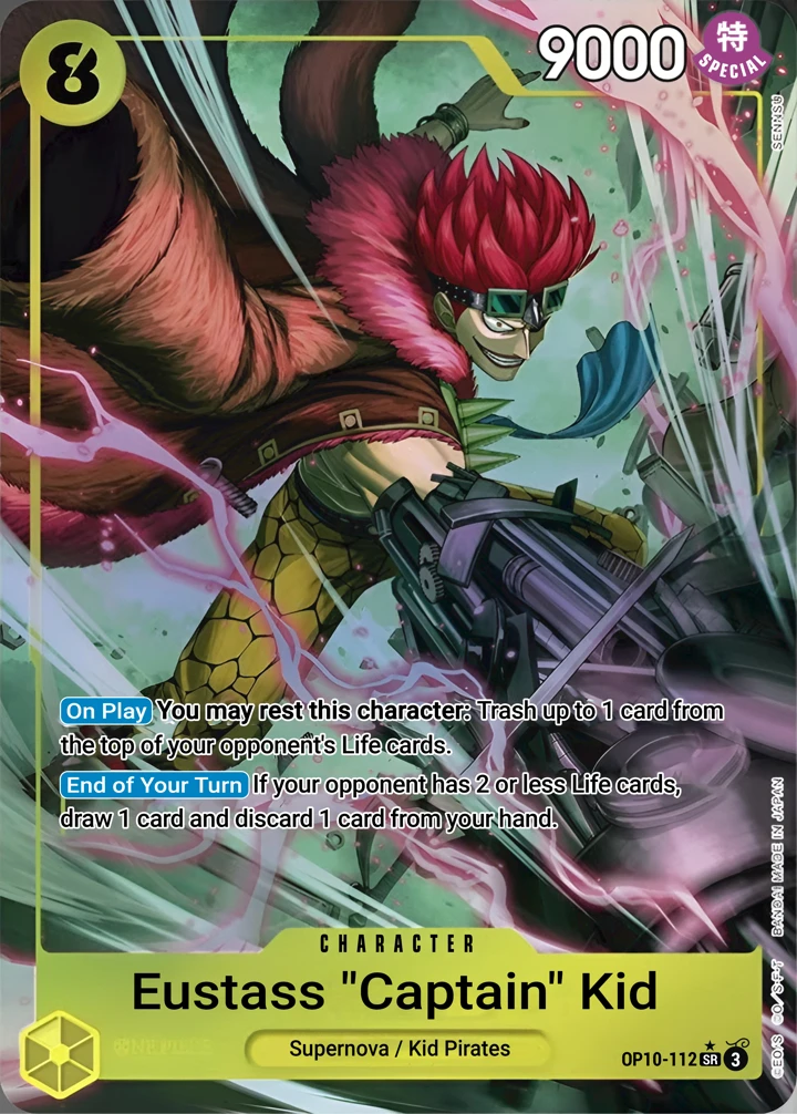 Eustass"Captain"Kid (OP10-112_p1) Alt Art One Piece card