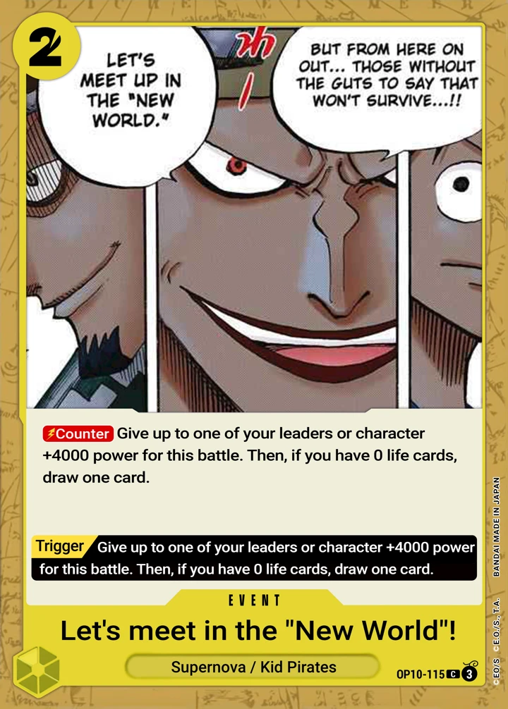 Let's Meet Again in the New World (OP10-115) One Piece card