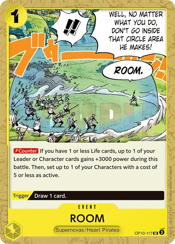 ROOM (OP10-117) One Piece card