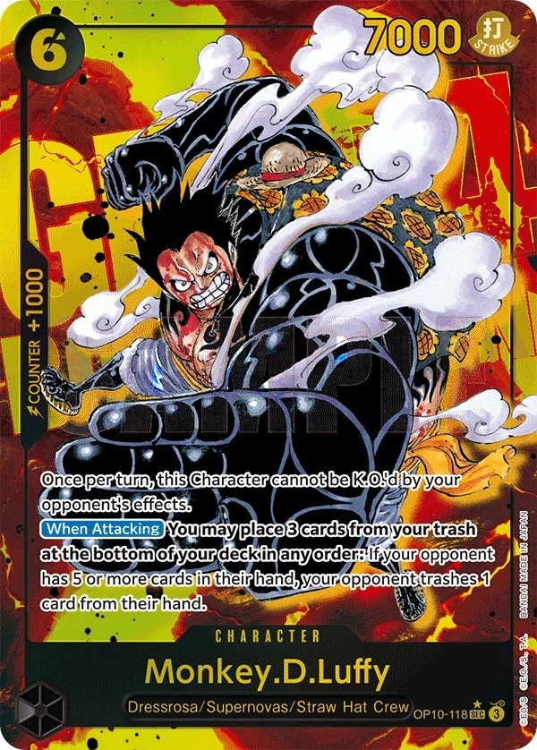 Monkey.D.Luffy (OP10-118_p1) Alt Art One Piece card