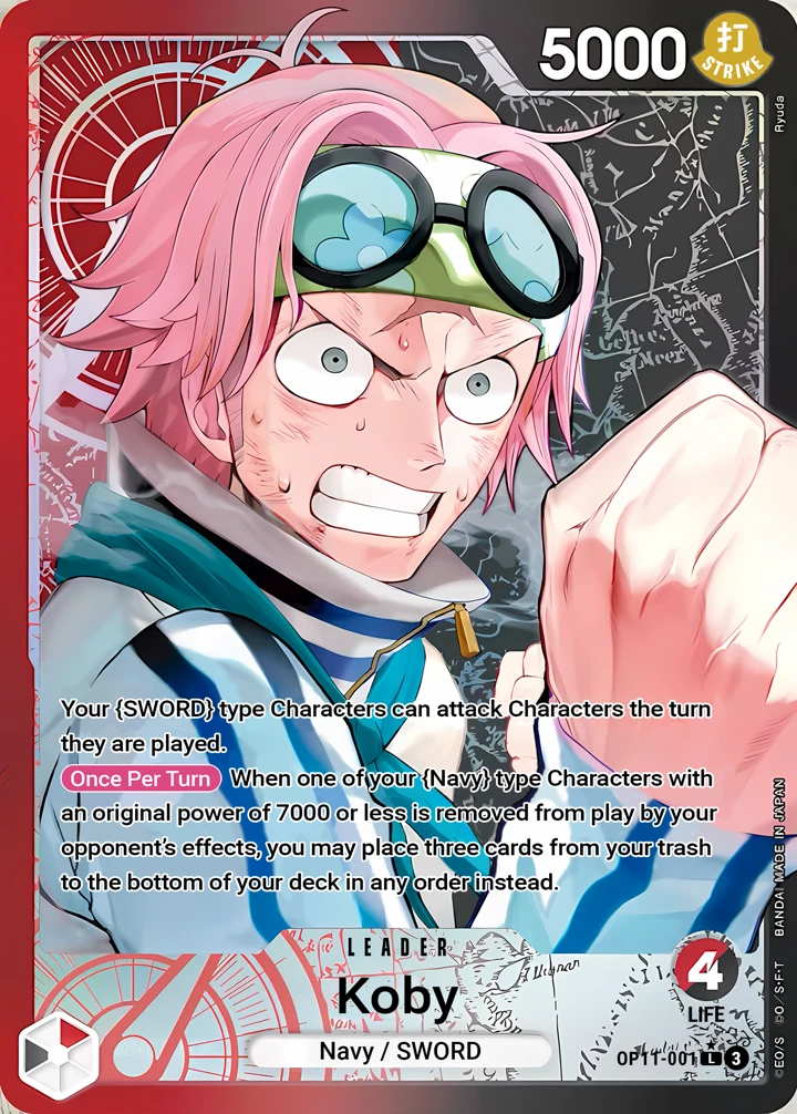 Koby (OP11-001_p1) Alt Art One Piece card