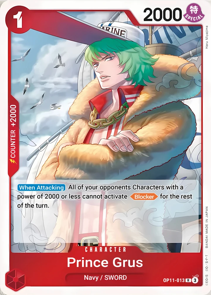 Prince Grus (OP11-013) One Piece card