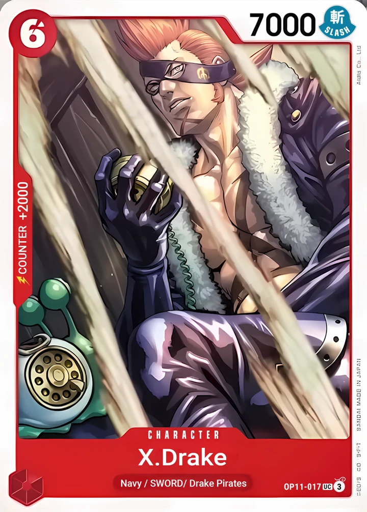 X.Drake (OP11-017) One Piece card