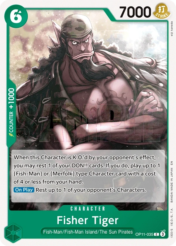 Fisher Tiger (OP11-035) One Piece card