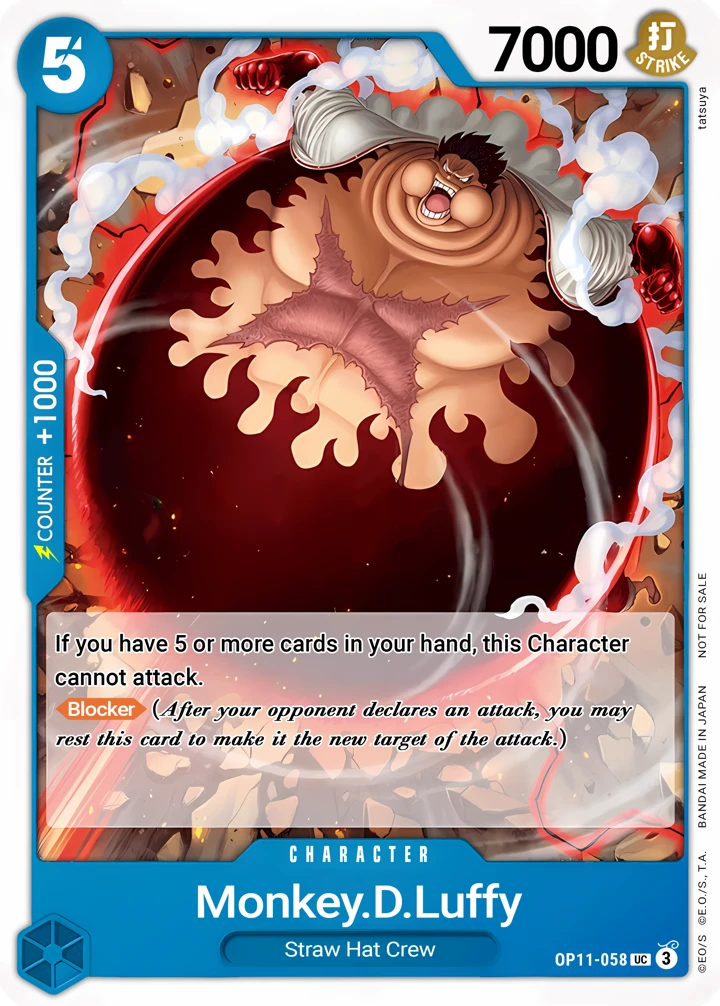 Monkey.D.Luffy (OP11-058_p1) TR One Piece card