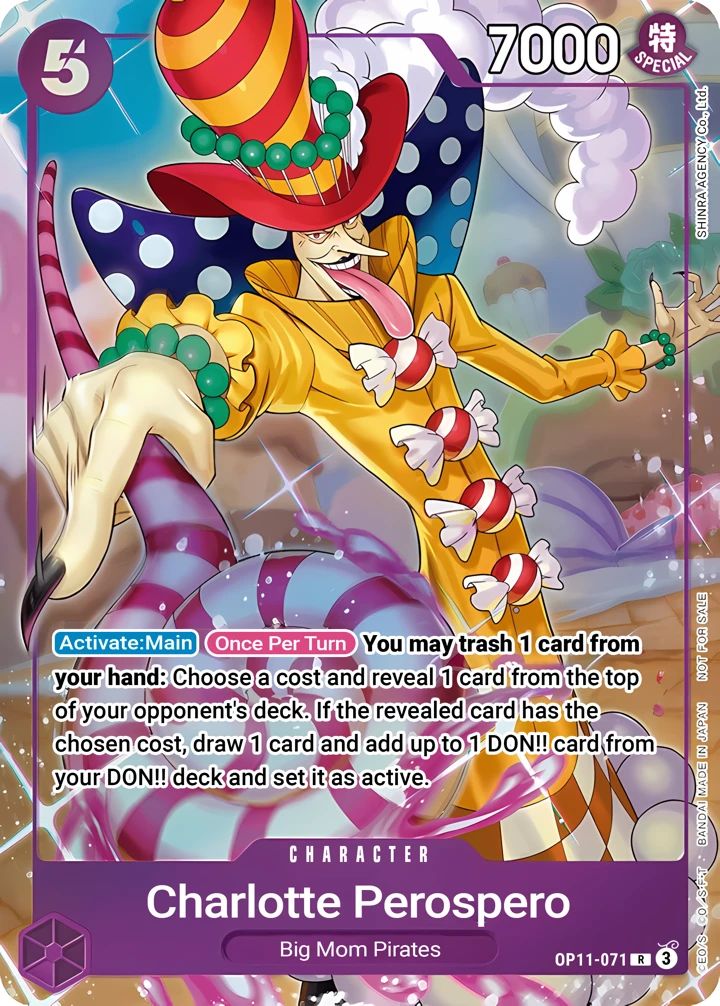 Charlotte Perospero (OP11-071_r1) Reprint One Piece card