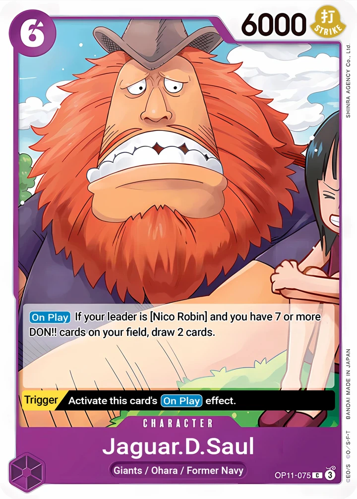 Jaguar.D.Saul (OP11-075) One Piece card