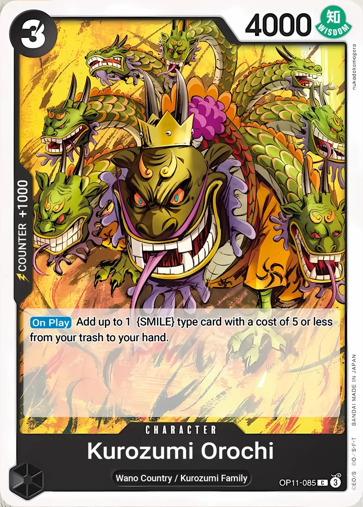 Kurozumi Orochi (OP11-085) One Piece card