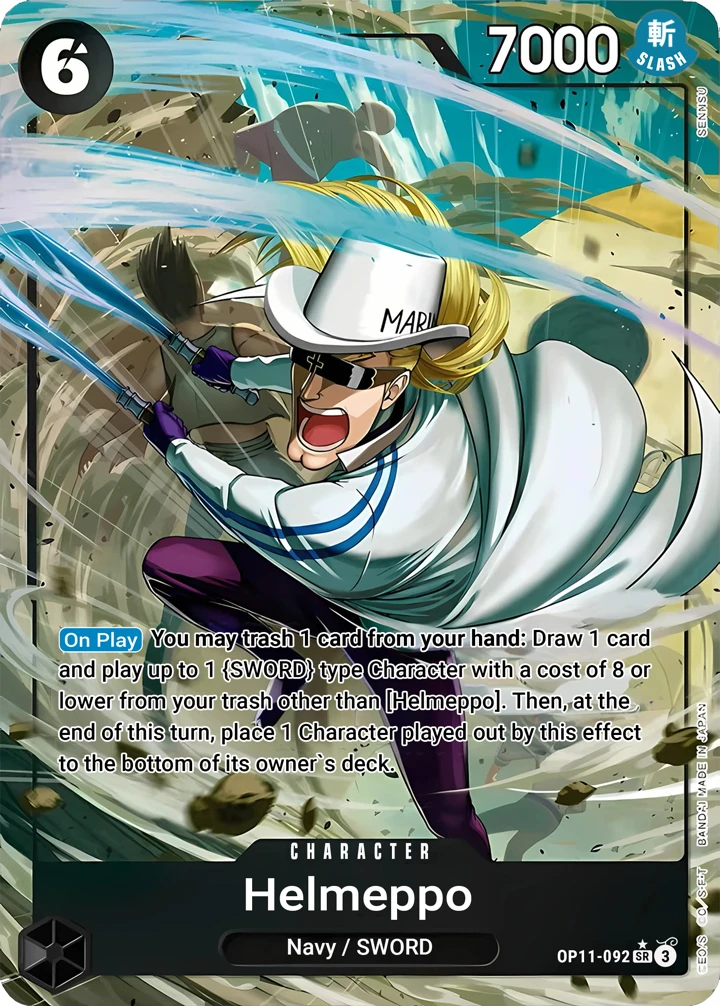 Helmeppo (OP11-092_p1) Alt Art One Piece card