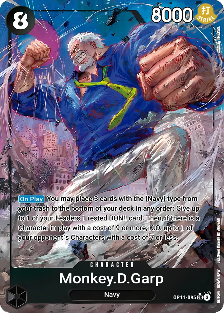 Monkey.D.Garp (OP11-095_p1) Alt Art One Piece card