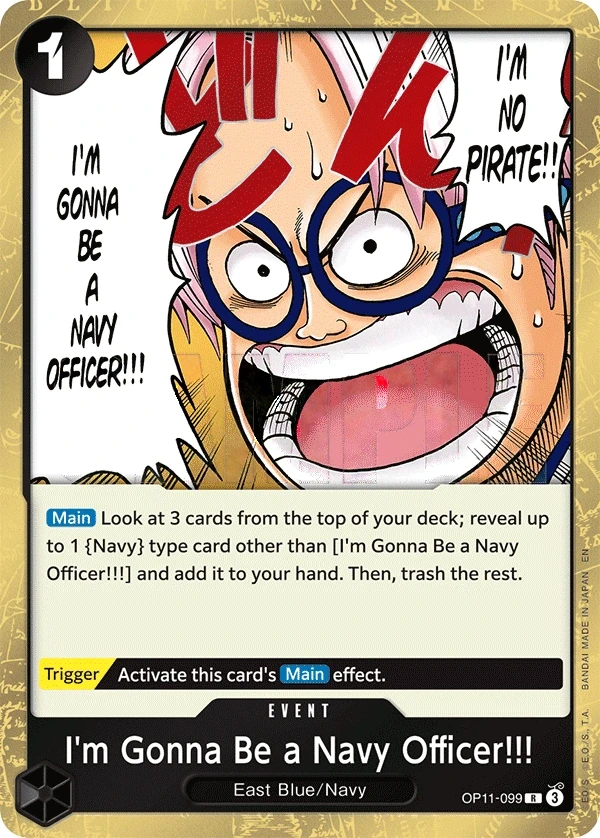 I'm Gonna Be a Navy Officer!!! (OP11-099) One Piece card