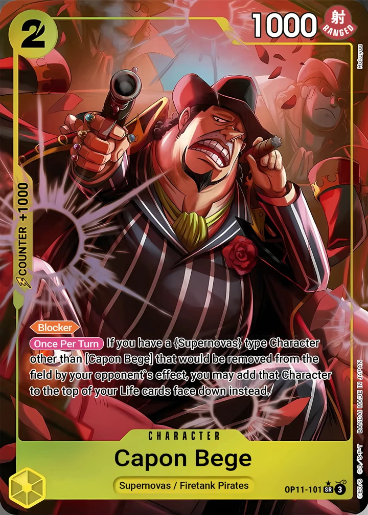 Capone"Gang"Bege (OP11-101_p1) Alt Art One Piece card