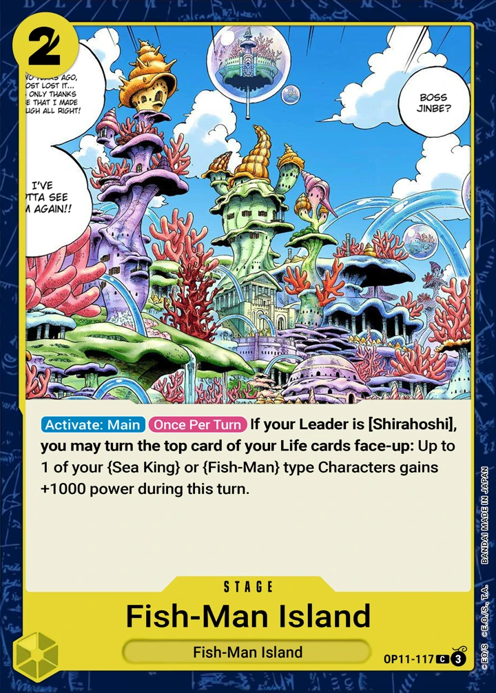 Fish-Man Island (OP11-117) One Piece card