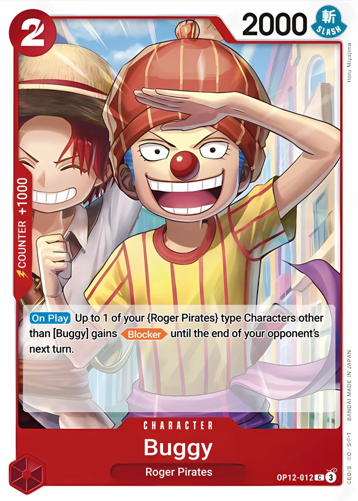Buggy (OP12-012) One Piece card