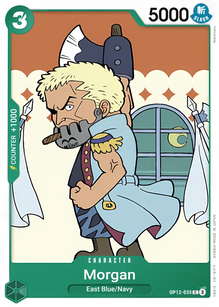 Morgan (OP12-035) One Piece card