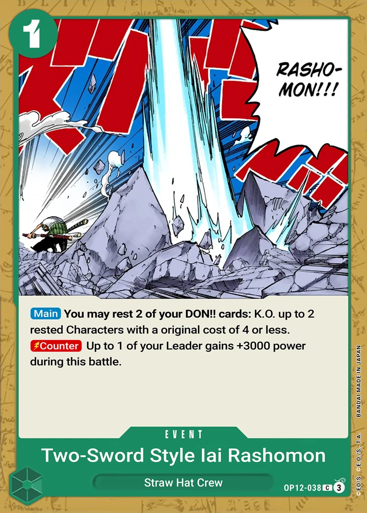Two-Sword Style Rashomon (OP12-038) One Piece card