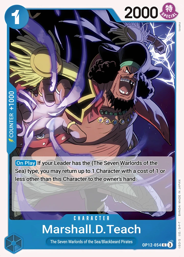 Marshall.D.Teach (OP12-054) One Piece card