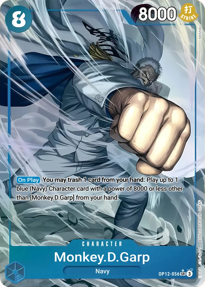 Monkey.D.Garp (OP12-056_p1) Alt Art One Piece card