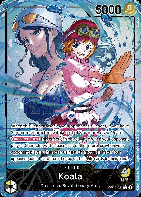 Koala (OP12-081_p1) Alt Art One Piece card