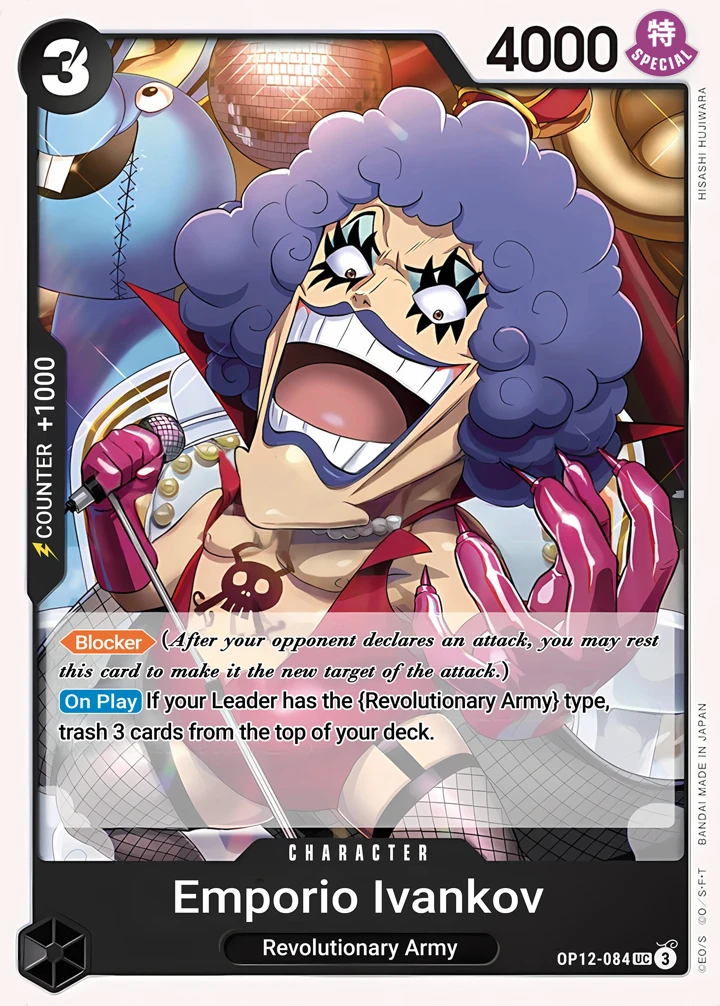 Emporio.Ivankov (OP12-084) One Piece card
