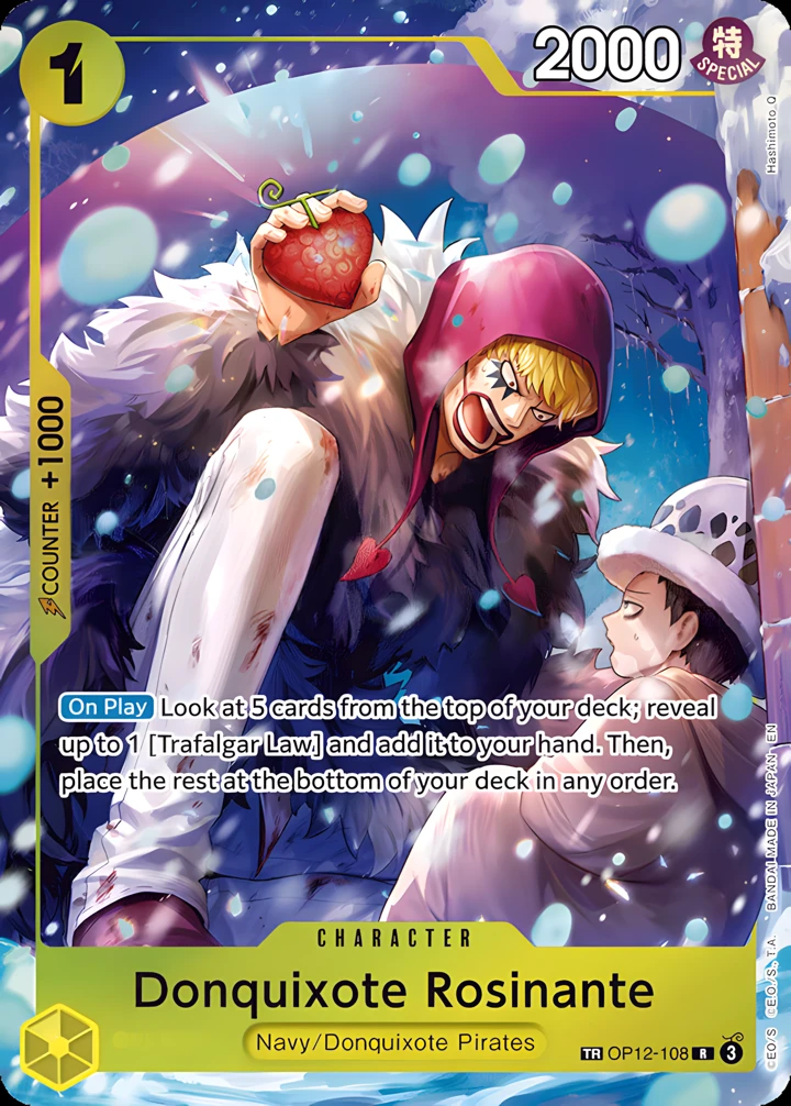 Donquixote Rosinante (OP12-108_p2) TR One Piece card