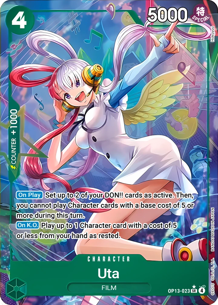 Uta (OP13-023_p1) Alt Art One Piece card