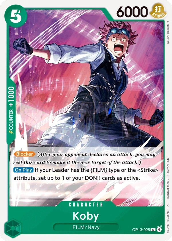 Koby (OP13-025) One Piece card