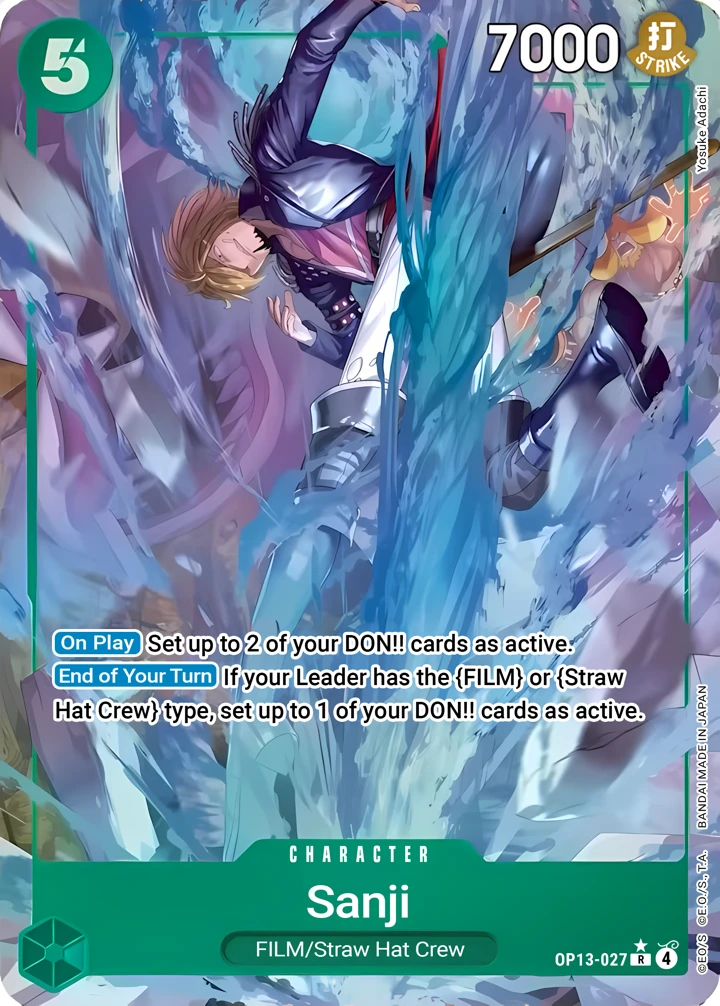 Sanji (OP13-027_p1) Alt Art One Piece card