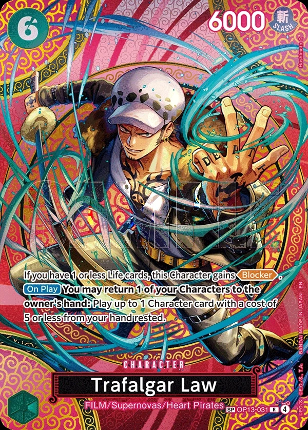Trafalgar Law (OP13-031_p1) SP One Piece card