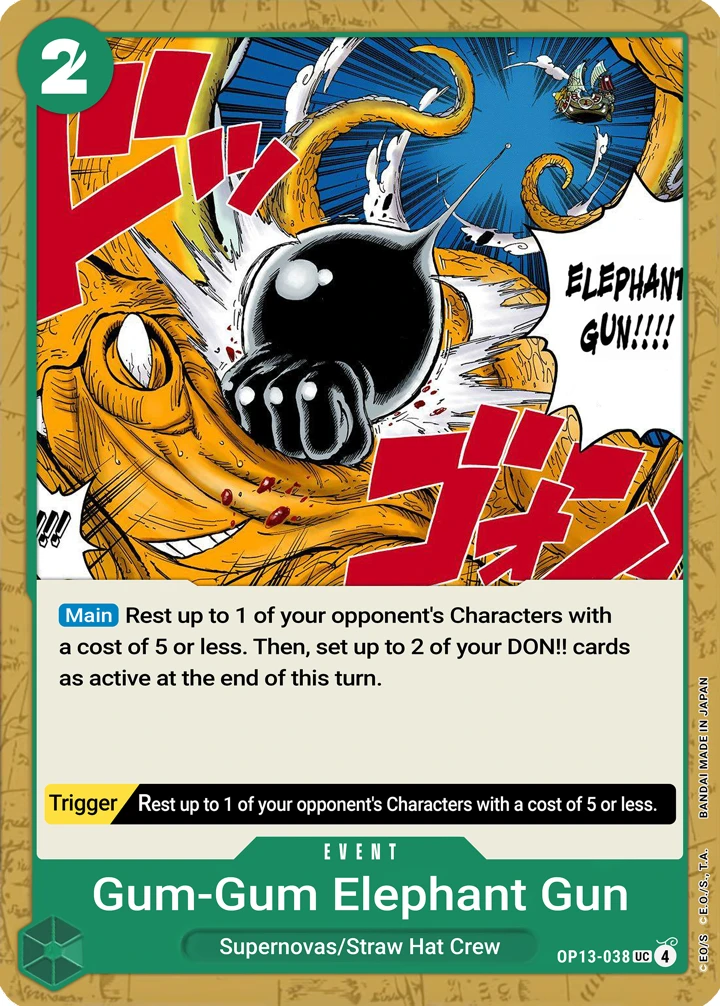 Gum-Gum Elephant Gun (OP13-038) One Piece card