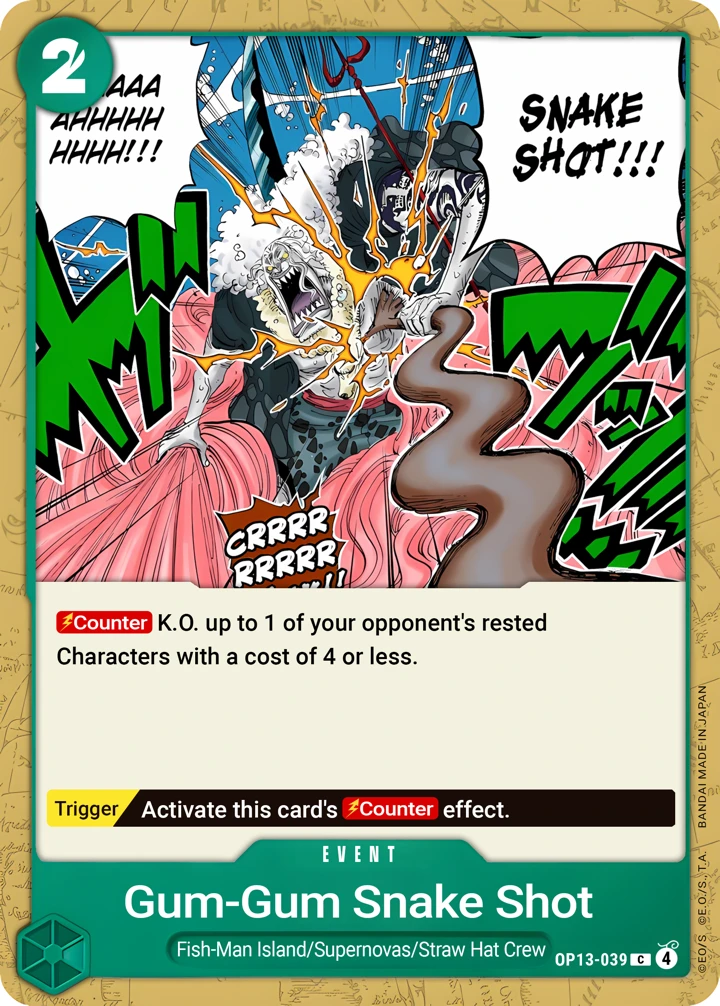 Gum-Gum Snake Shot (OP13-039) One Piece card
