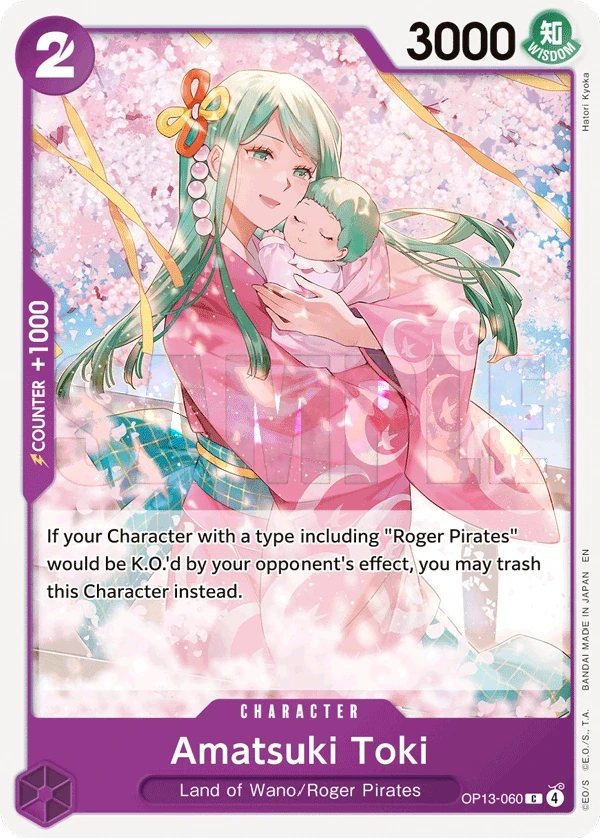 Amatsuki Toki (OP13-060) One Piece card