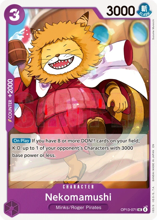 Nekomamushi (OP13-071) One Piece card