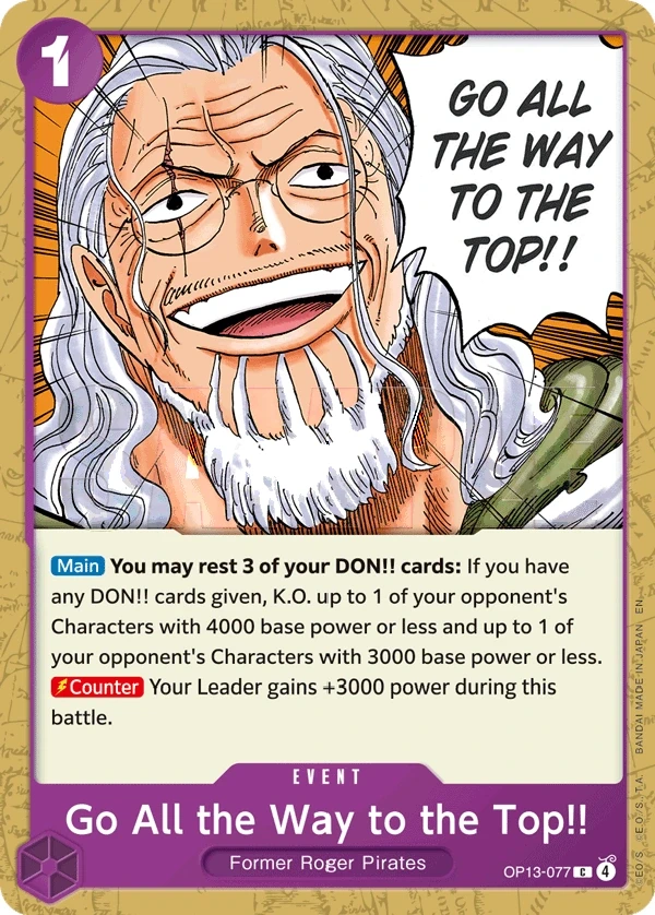 Go All the Way to the Top!! (OP13-077) One Piece card