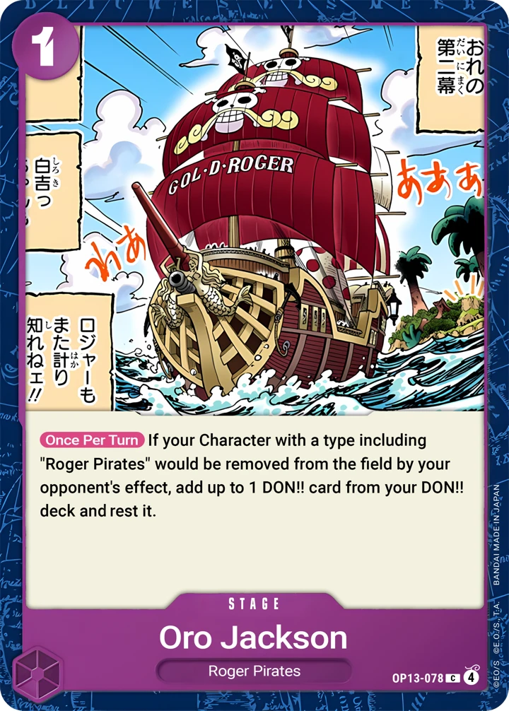 Oro Jackson (OP13-078) One Piece card