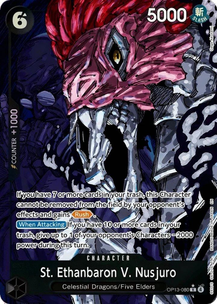 St. Ethanbaron V. Nusjuro (OP13-080_p1) Alt Art One Piece card