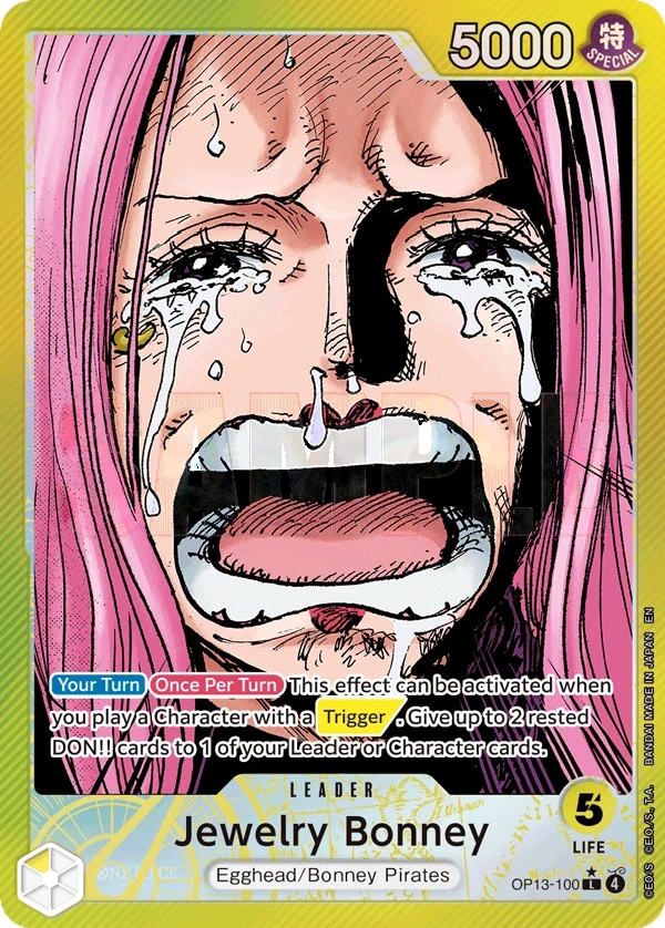Jewelry Bonney (OP13-100_p1) Alt Art One Piece card