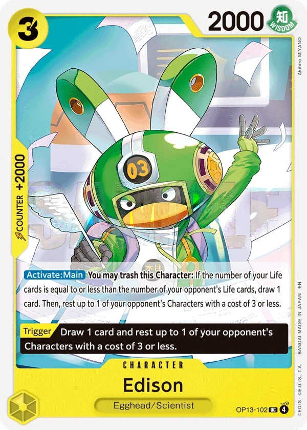 Edison (OP13-102) One Piece card