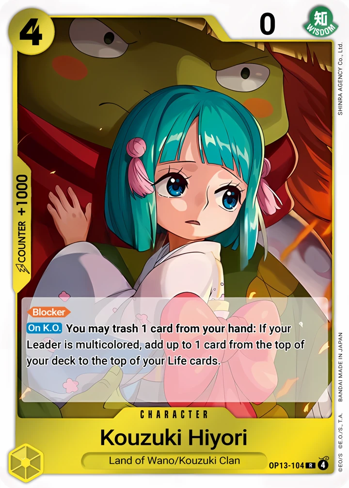Kouzuki Hiyori (OP13-104) One Piece card