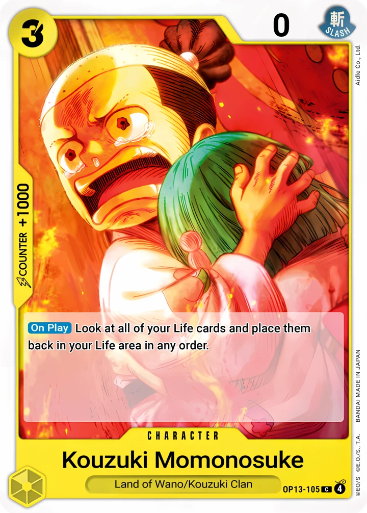 Kouzuki Momonosuke (OP13-105) One Piece card