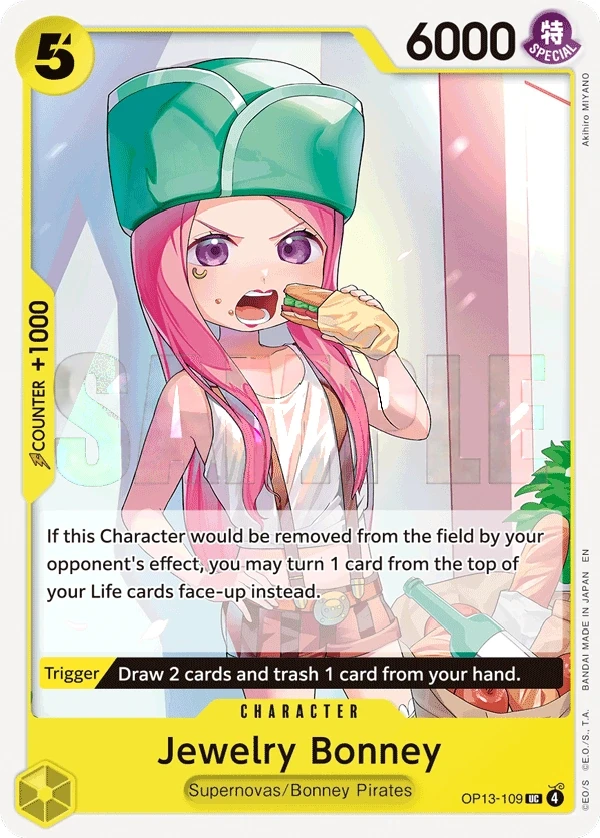 Jewelry Bonney (OP13-109) One Piece card