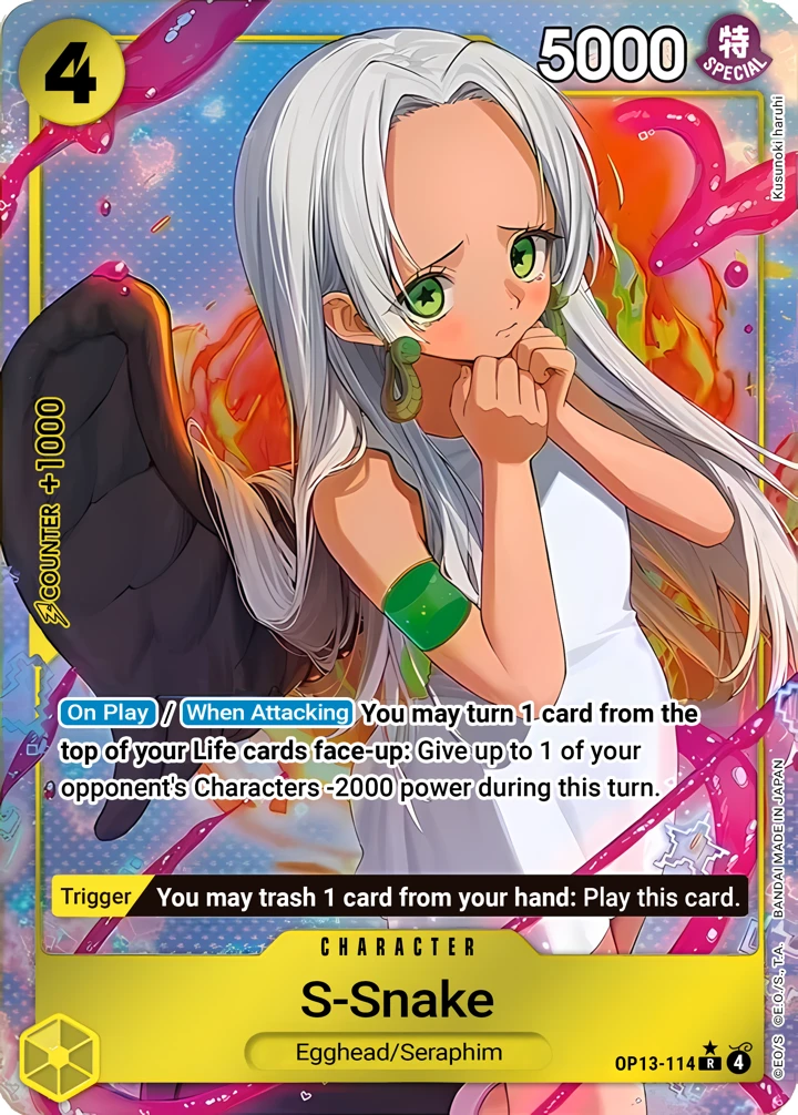 S-Snake (OP13-114_p1) Alt Art One Piece card