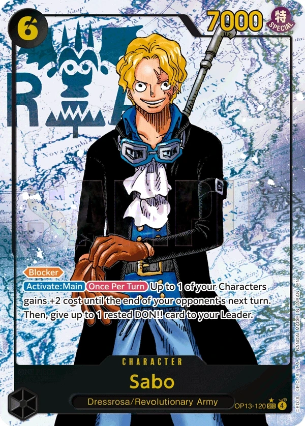 Sabo (OP13-120_p1) Alt Art One Piece card