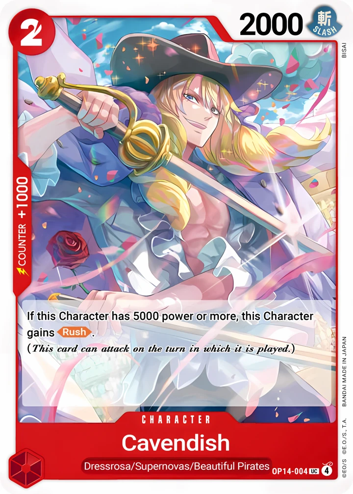 Cavendish (OP14-004) One Piece card