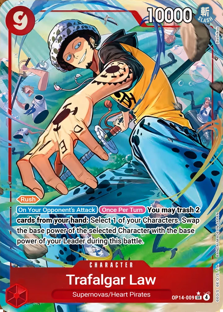 Trafalgar Law (OP14-009_p1) Alt Art One Piece card